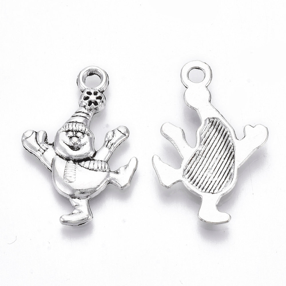 Snowman Christmas Charms (6 Pieces)