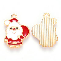 Santa Claus Christmas Charms (5 Pieces)