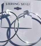 925 Sterling Silver Hoop Earrings - Krafts and Beads