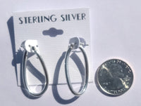 925 Sterling Silver Twisted Hoop Earrings - Krafts and Beads