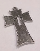 Silver Pendant Crosses Pewter (2 Pieces)