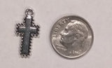 Bulk Crosses Pewter Silver (20 Pieces) - Krafts and Beads