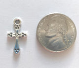 Bulk Crosses Silver Small (12 Pieces) - Krafts and Beads