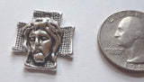 Charms "Jesus Face" (6 Pieces) - Krafts and Beads