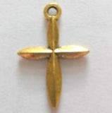 Crosses Gold (6 Pieces) - Krafts and Beads