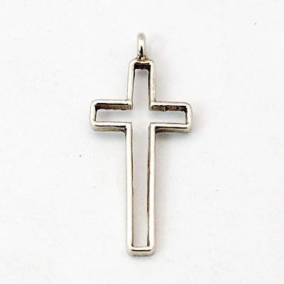 Crosses Pewter Silver (8 Pieces) - Krafts and Beads