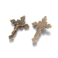 Crucifix Crosses Pewter Bronze (3 Pieces)