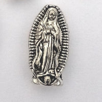 Guadalupe Metal Beads, Mary Beads (12 Pieces)