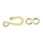 Hook and Eye Gold Plated (8 Sets or 24 Sets) - Krafts and Beads