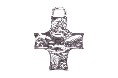 Last Supper Cross Silver (3 Pieces) - Krafts and Beads