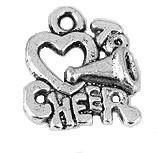 Love to Cheer Charms (4 Pieces) - Krafts and Beads