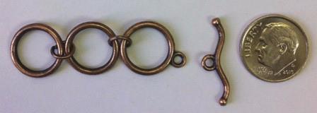 Pewter Toggle and Bar with Extension (3 Sets) - Krafts and Beads