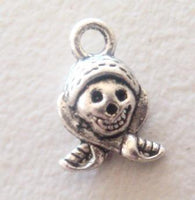 Pirate Skull Charms (10 Pieces) - Krafts and Beads
