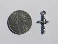 Silver Pewter Cross (8 Pieces) - Krafts and Beads