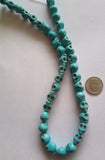 Skulls Beads Synthetic Turquoise Small Blue Beads 10mmX8mm - Krafts and Beads