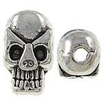 Skulls Metal Beads (15 Pieces) - Krafts and Beads