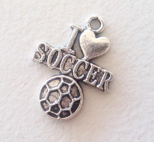 Soccer Charms (10 Pieces) - Krafts and Beads