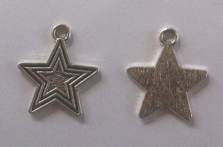 Star Charms (8 Pieces) - Krafts and Beads